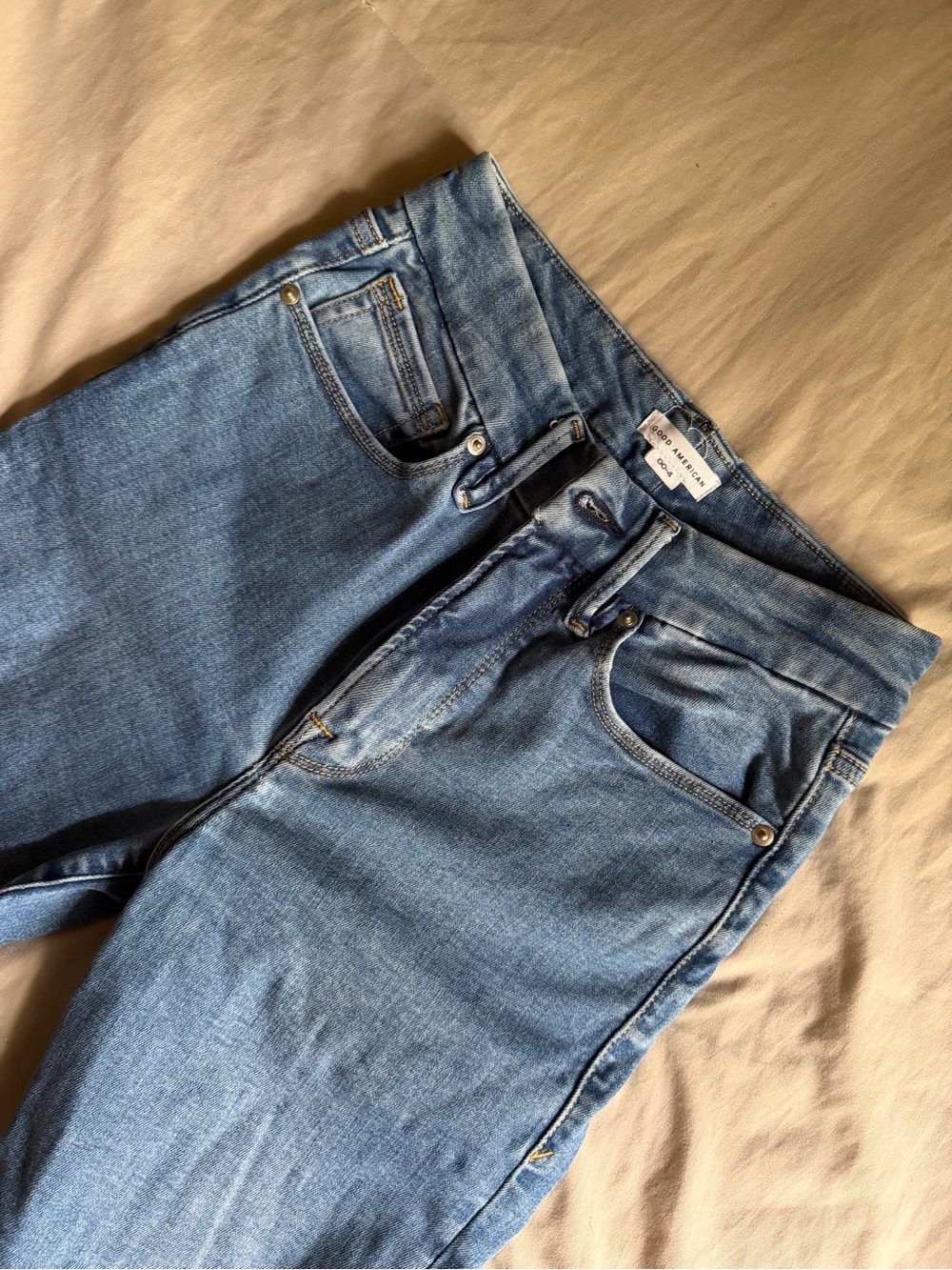 Good American Light Blue High-Rise Jeans